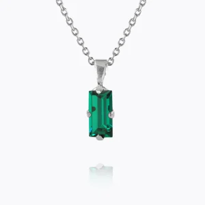 Caroline Svedbom Halsband>Baguette Necklace Emerald